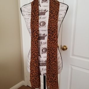 2 for $15 Women's Leopard Print Long Scarf